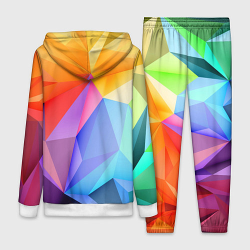 Женский костюм Радужная геометрия / 3D-Белый – фото 2