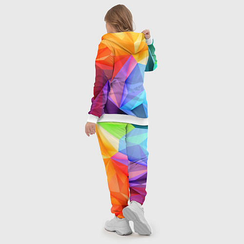 Женский костюм Радужная геометрия / 3D-Белый – фото 5