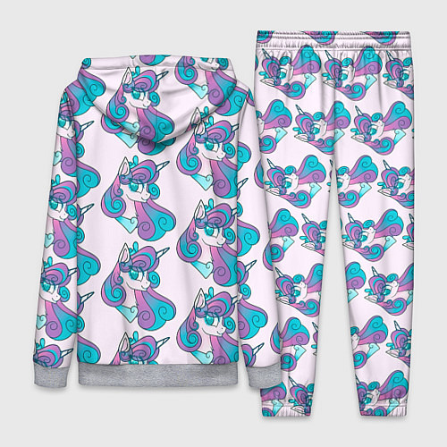 Женский костюм Пони узор / 3D-Меланж – фото 2