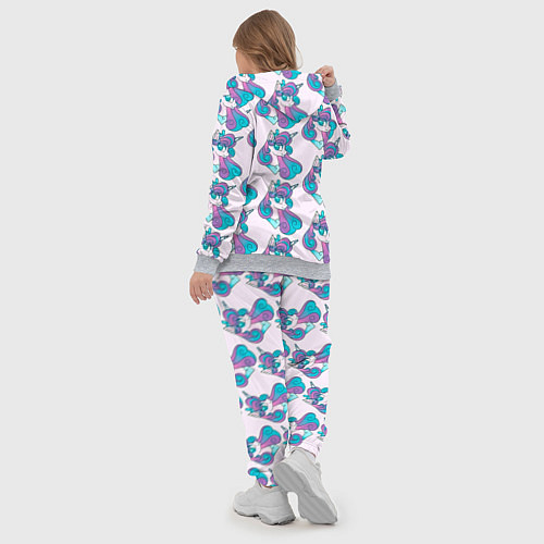 Женский костюм Пони узор / 3D-Меланж – фото 5