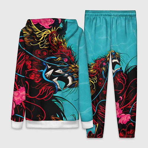 Женский костюм Дракон Dragon / 3D-Белый – фото 2