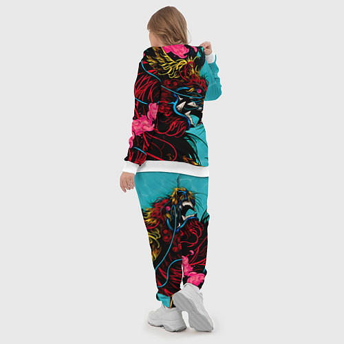 Женский костюм Дракон Dragon / 3D-Белый – фото 5