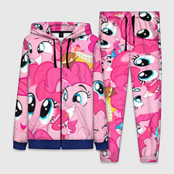 Женский 3D-костюм Pinkie Pie pattern, цвет: 3D-синий