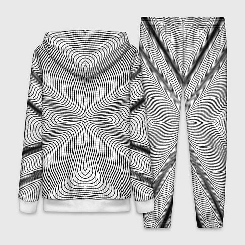 Женский костюм Линии иллюзия / 3D-Белый – фото 2