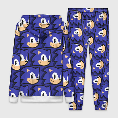 Женский костюм Sonic pattern / 3D-Белый – фото 2