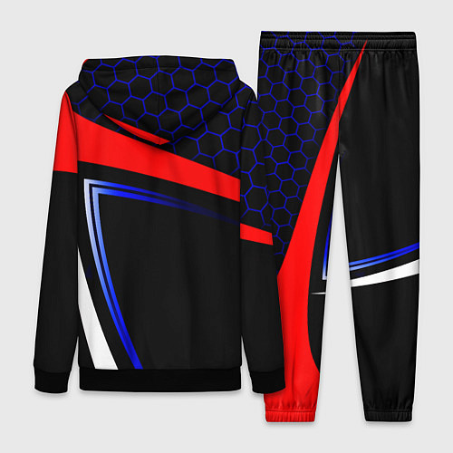 Женский костюм АТЛЕТИКО МАДРИД ATLETICO / 3D-Черный – фото 2