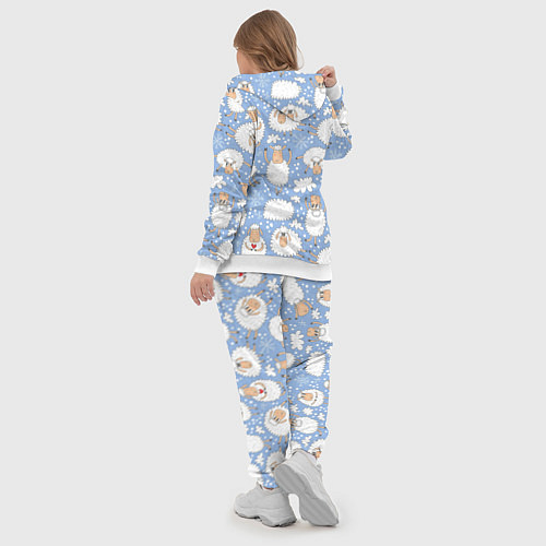 Женский костюм Счастливые овечки / 3D-Белый – фото 5