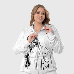 Женский 3D-костюм Большой Лебовски Big Lebowski, цвет: 3D-белый — фото 2