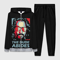 Женский 3D-костюм The Dude Abides Лебовски, цвет: 3D-меланж