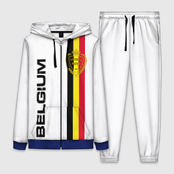 Женский 3D-костюм СБОРНАЯ БЕЛЬГИИ, цвет: 3D-синий