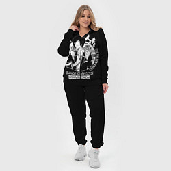 Женский 3D-костюм Осаму Дазай Бродячие псы, цвет: 3D-черный — фото 2