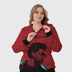 Женский 3D-костюм The weeknd, цвет: 3D-черный — фото 2