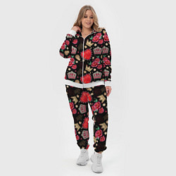 Женский 3D-костюм Корона и розы, цвет: 3D-белый — фото 2