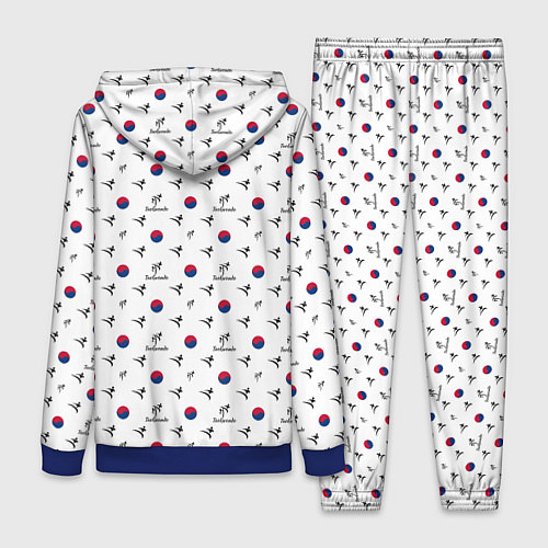 Женский костюм Taekwondo / 3D-Синий – фото 2