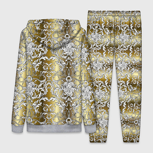 Женский костюм Versace gold & white / 3D-Меланж – фото 2