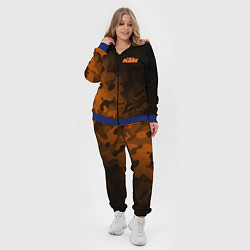 Женский 3D-костюм KTM КТМ CAMO RACING, цвет: 3D-синий — фото 2