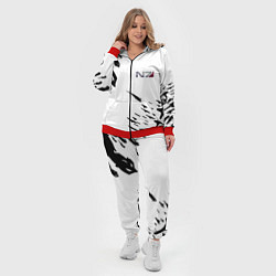 Женский 3D-костюм MASS EFFECT ПОСЛЕДНИЙ БОЙ БЕЛ, цвет: 3D-красный — фото 2