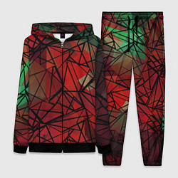Женский 3D-костюм Абстрактный геометрический, цвет: 3D-черный
