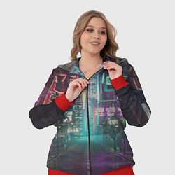 Женский 3D-костюм Neon Tokyo, цвет: 3D-красный — фото 2