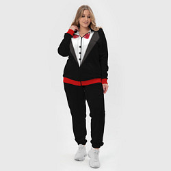 Женский 3D-костюм Смокинг, цвет: 3D-красный — фото 2