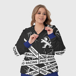 Женский 3D-костюм Peugeot - Racing Tapes, цвет: 3D-синий — фото 2