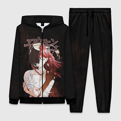 Женский 3D-костюм Люси Эльфийская песнь, цвет: 3D-черный