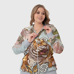 Женский 3D-костюм Тигр в облаках, цвет: 3D-меланж — фото 2