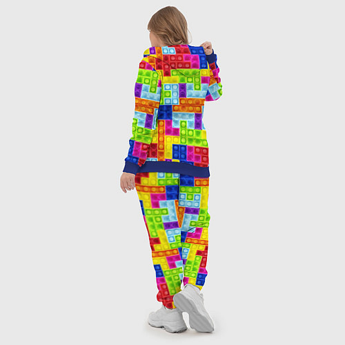 Женский костюм POP IT ПОП ИТ ПАЗЛ / 3D-Синий – фото 5