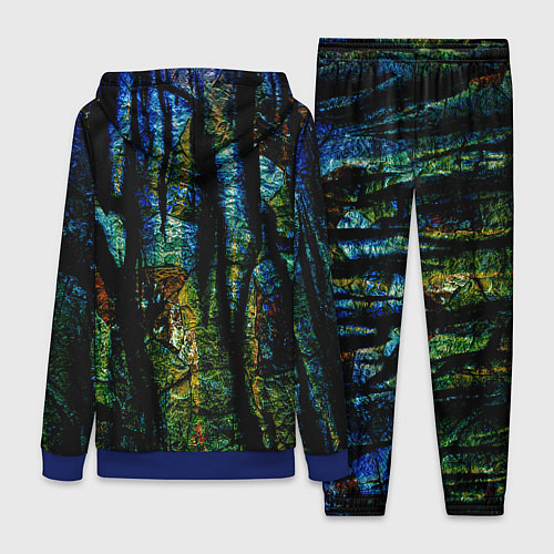 Женский костюм Разноцветная гора / 3D-Синий – фото 2