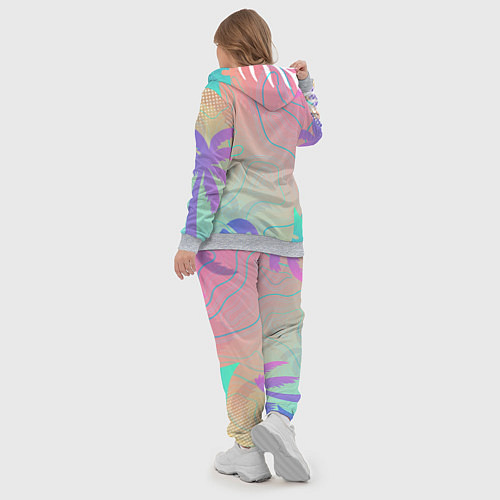 Женский костюм Palm-trees Тропики / 3D-Меланж – фото 5