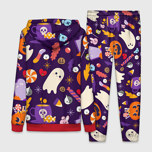 Женский костюм HALLOWEEN BTS BT21 PATTERN БТ21 БТС ХЕЛЛОУИН / 3D-Красный – фото 2