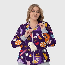 Женский 3D-костюм HALLOWEEN BTS BT21 PATTERN БТ21 БТС ХЕЛЛОУИН, цвет: 3D-меланж — фото 2