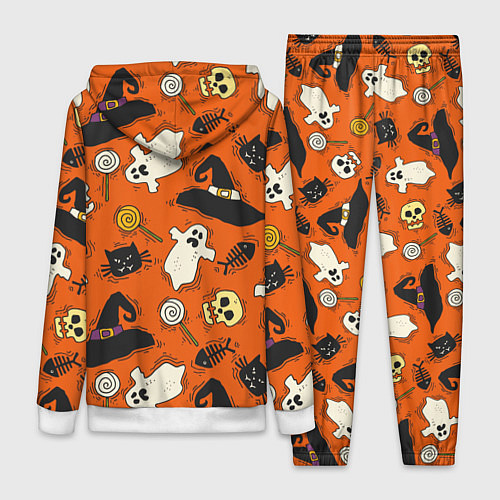 Женский костюм Хэллоуинские шалости / 3D-Белый – фото 2