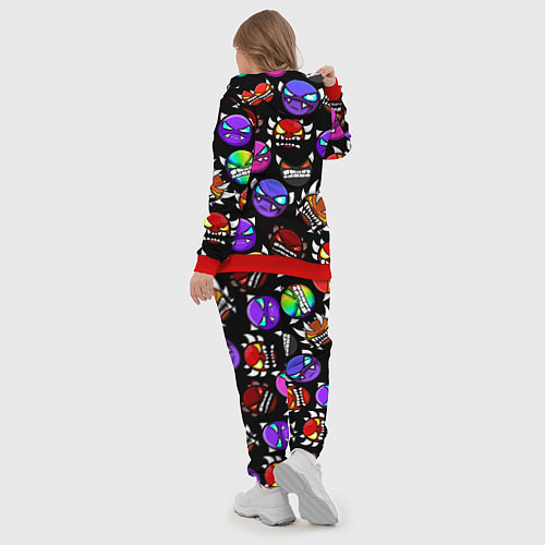 Женский костюм Geometry Dash: Demons Squad / 3D-Красный – фото 5