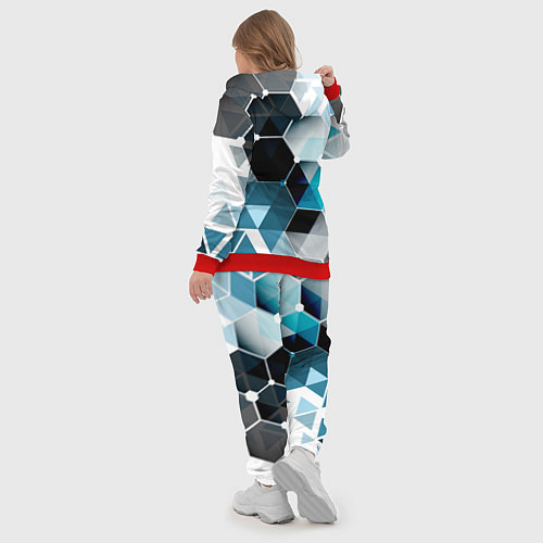 Женский костюм Абстракция FLO / 3D-Красный – фото 5