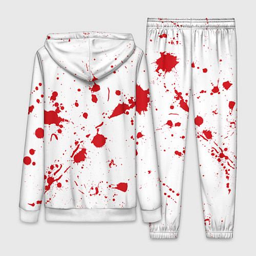 Женский костюм Dexter logo Декстер брызги крови / 3D-Белый – фото 2