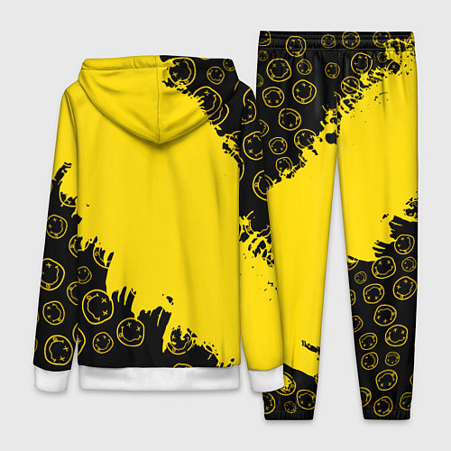 Женский костюм Nirvana Smile Нирвана Рваный Паттерн / 3D-Белый – фото 2