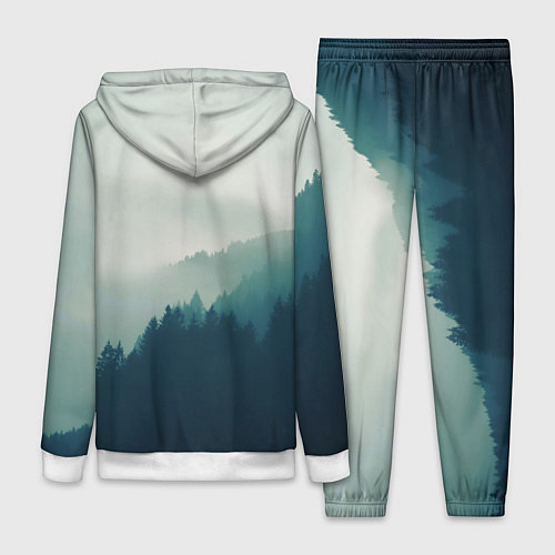 Женский костюм ДРАКОНЫ НАД ЛЕСОМ DRAGON / 3D-Белый – фото 2