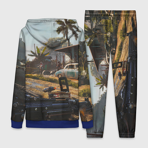 Женский костюм Far Cry 6 game art / 3D-Синий – фото 2