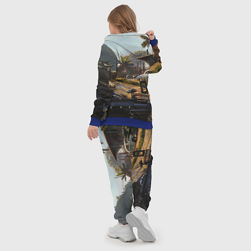 Женский костюм Far Cry 6 game art / 3D-Синий – фото 5