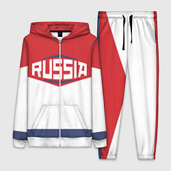 Женский 3D-костюм Russia, цвет: 3D-белый