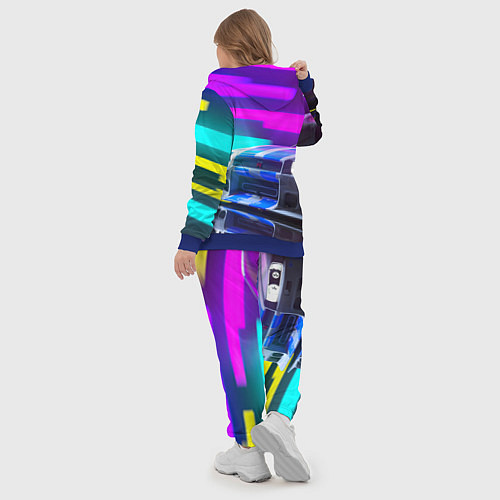 Женский костюм NISSAN GT-R SKYLINE / 3D-Синий – фото 5