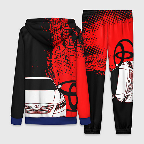 Женский костюм Camry Toyota glitch / 3D-Синий – фото 2