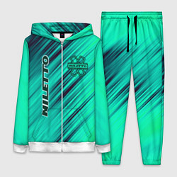 Женский 3D-костюм Нилетто Niletto лого, цвет: 3D-белый