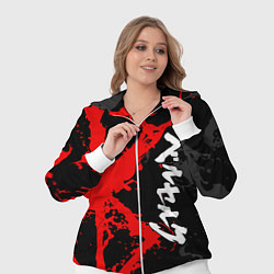 Женский 3D-костюм БЕРСЕРК КРАСНОЕ КЛЕЙМО ИЕРОЛГИФЫ, цвет: 3D-белый — фото 2