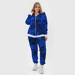 Женский 3D-костюм SONIC BLUE PATTERN СИНИЙ ЁЖ, цвет: 3D-белый — фото 2
