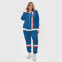 Женский 3D-костюм PSG SPORT STRIPES UNIFORM, цвет: 3D-белый — фото 2