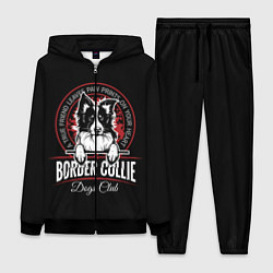 Женский 3D-костюм Бордер-Колли Border Collie, цвет: 3D-черный