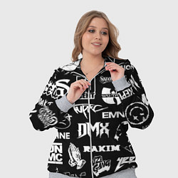 Женский 3D-костюм RAP & HIP HOP LOGOS, цвет: 3D-меланж — фото 2