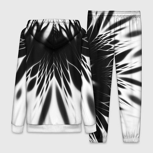 Женский костюм Белый и черный - коллекция Лучи - Хуф и Ся / 3D-Белый – фото 2